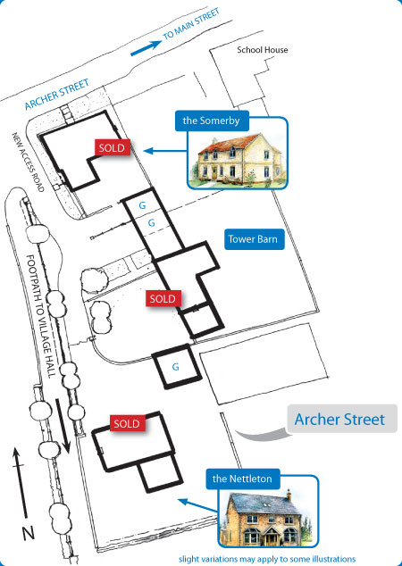 Map of Archer Street
